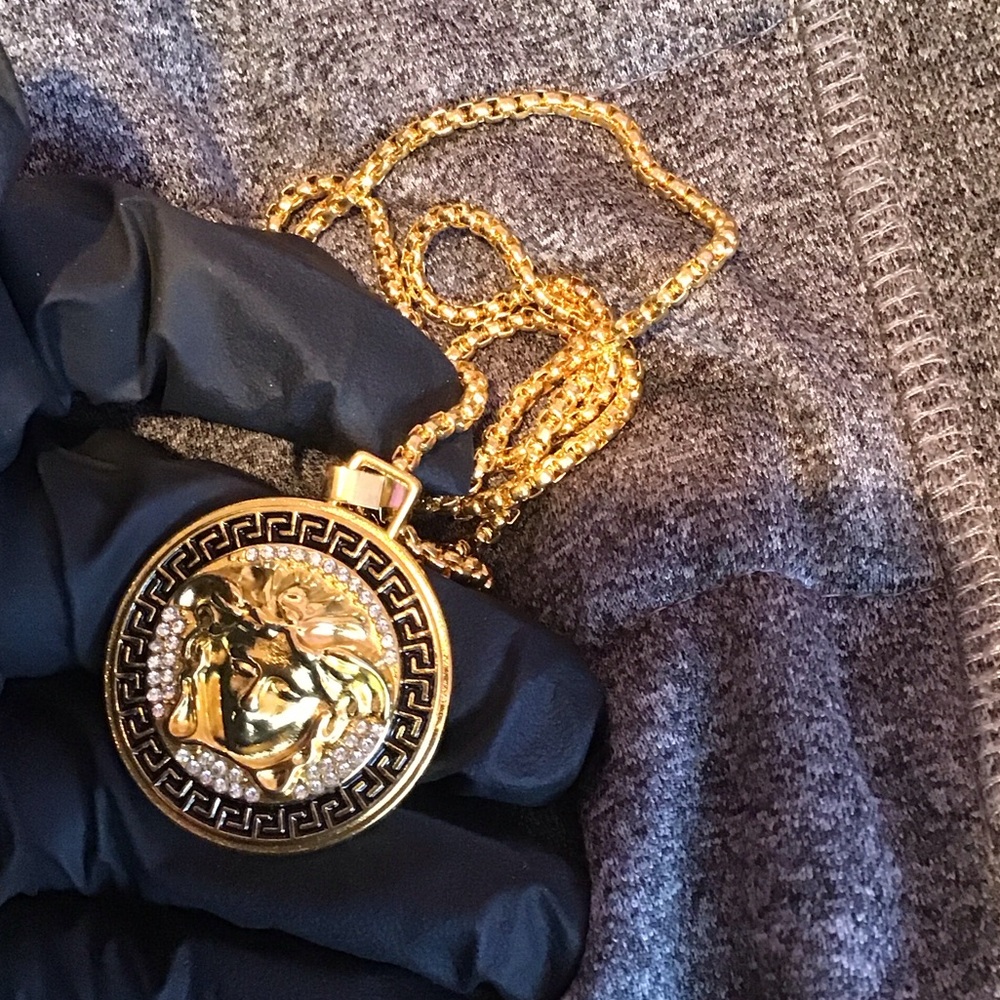 Gold Medallion Necklace
